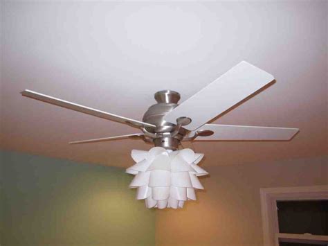 White Ceiling Fan with Chandelier - Decor Ideas