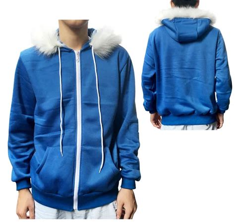 Anime Undertale Sans Jacket Cosplay Costume Unisex Skeleton Zipper ...