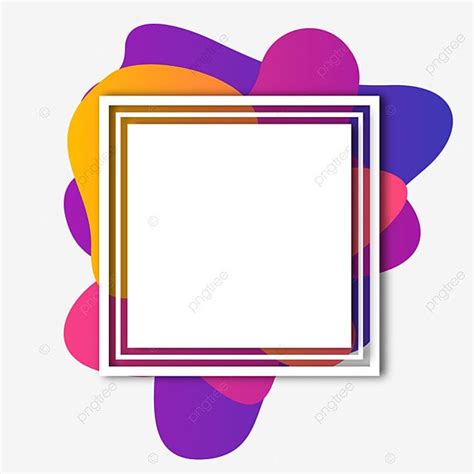 Abstract Border Clipart PNG Images, Colorful Abstract Border Design ...