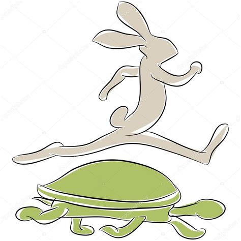 Tortoise And The Hare Clipart