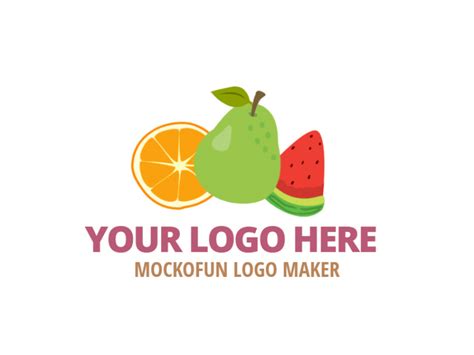 (FREE) Fruit Logo - MockoFUN