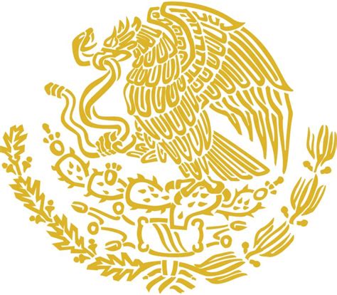 File:Coat of arms of Mexico (golden linear).svg - Wikimedia Commons ...