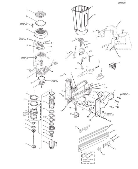 Paslode 900400-(IM250II) Parts List | Paslode 900400-(IM250II) Repair Parts | OEM Parts with ...