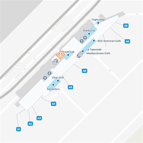 Raleigh-Durham Airport Terminal 1 Map & Guide