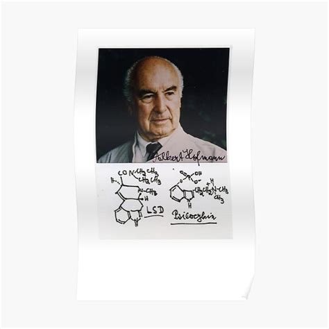 Albert Hofmann - LSD Premium Matte Vertical Poster