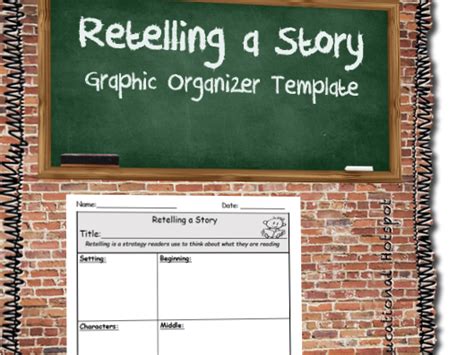 Retelling a Story Graphic Organizer | Teaching Resources