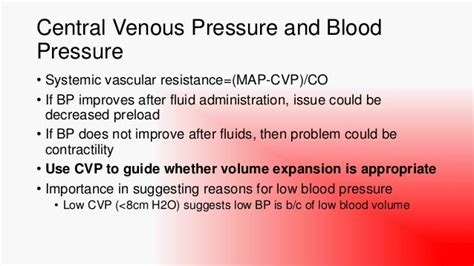 Central Venous Pressure Normal Range