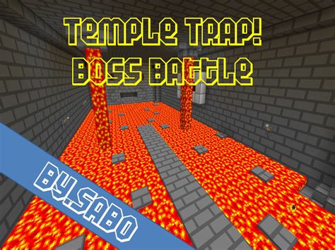 Temple Trap! Epic Boss Battle Minecraft Project