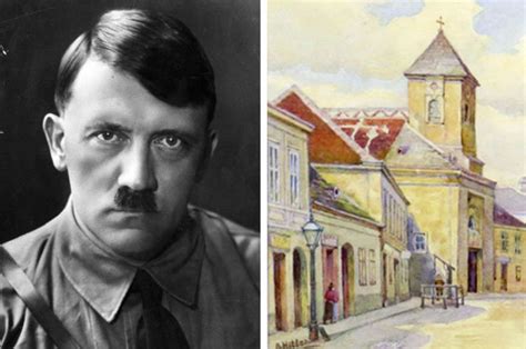 Paintings by Nazi leader Adolf Hitler to fetch £30,000 at auction ...