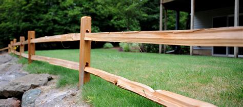 Split Rail Fencing – Rick's Custom Fencing & Decking