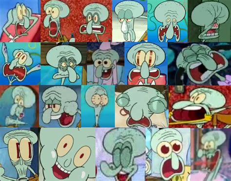 Funny Squidward Faces by PineapplesHaveFeet on DeviantArt