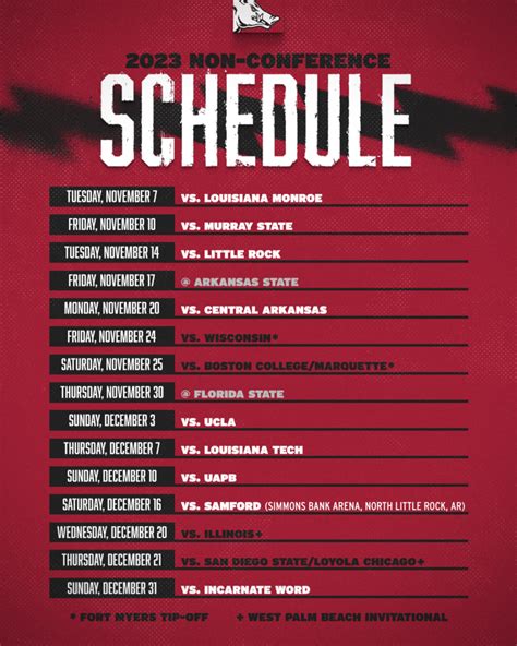 Women’s Basketball Releases 2023 Non-Conference Schedule | Arkansas ...