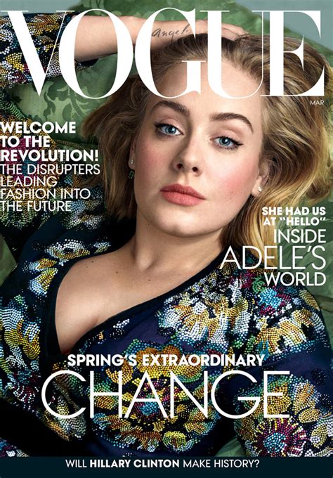 The Hot Mess Corner | Blog de belleza, moda y tendencias. : Adele portada de Vogue USA