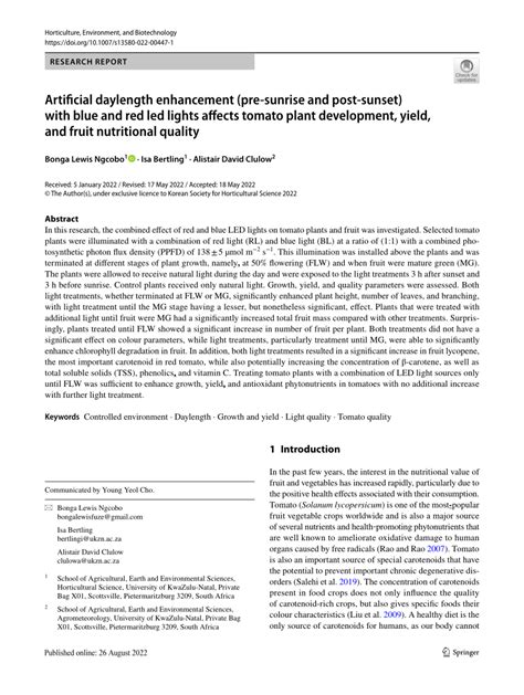 (PDF) Artificial daylength enhancement (pre-sunrise and post-sunset ...