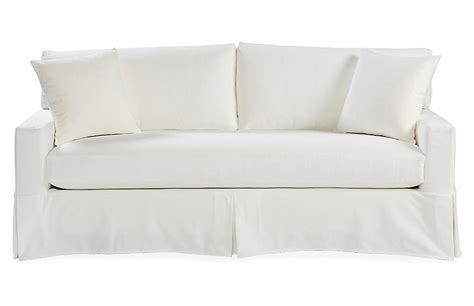 white sofa slipcover