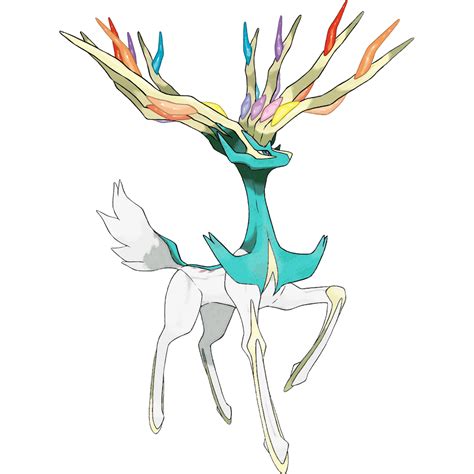 Shiny Xerneas (Official Artwork Recolor) by CosmoArceus777 on DeviantArt