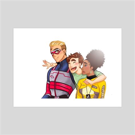 Henry Danger Trio, an art print by Paco Peace in 2023 | Cartoon art ...