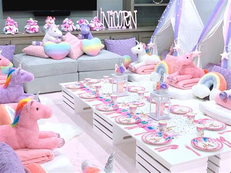 Unicorn Themed Parties - Picnics & Slumber Parties - Unicorn Party — Dream & Party