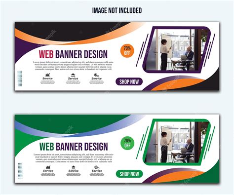 Premium Vector | Promotion banner template design vector eps file