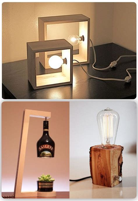 25 DIY craft projects for the home | Sky Rye Design | Diy table lamp ...