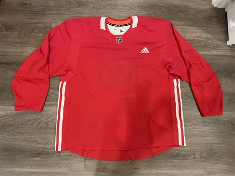 Team issued authentic adidas nhl practice jersey size 58+ | SidelineSwap