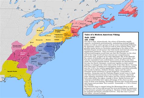 "What if the New-Sweden colony somehow successfully subjugated the ...