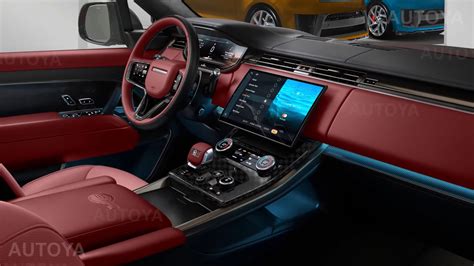 Red Range Rover Interior