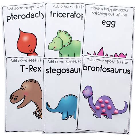 Dinosaur Play Dough Mats | Top Teacher