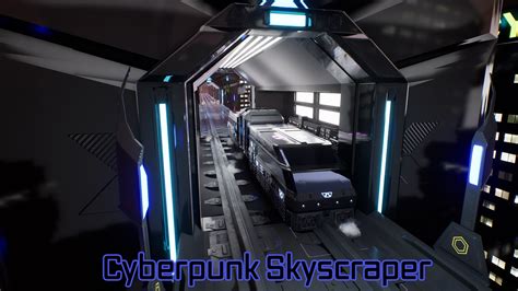 Cyberpunk Skyscraper in Environments - UE Marketplace