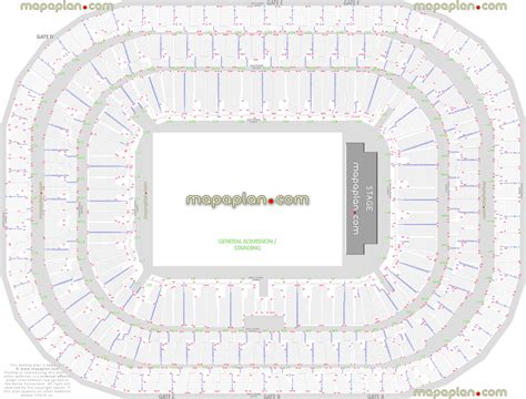 London Twickenham Stadium seating plan - Best seat & row numbers for end stage general admission ...