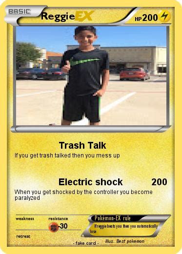 Pokémon Reggie 115 115 - Trash Talk - My Pokemon Card