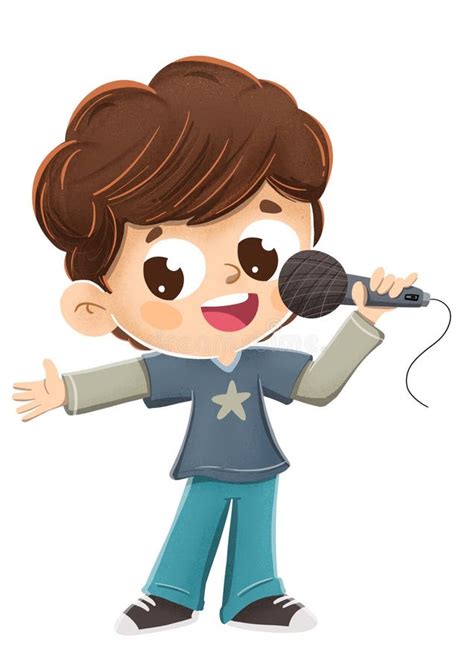 Boy Singing Microphone Stock Illustrations – 921 Boy Singing Microphone Stock Illustrations ...