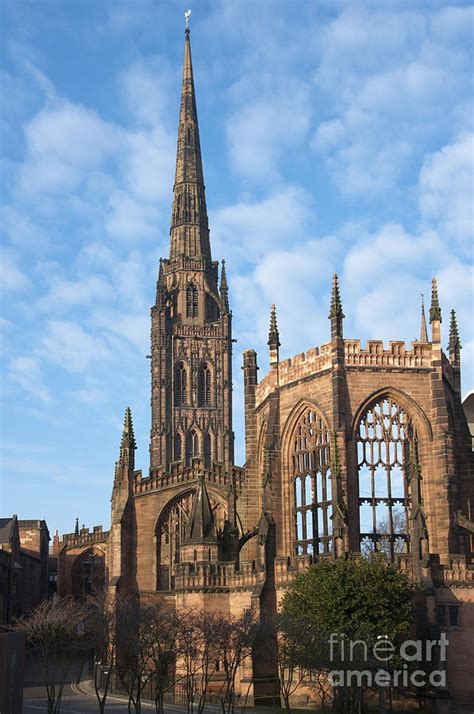 Ruins of old Coventry Cathedral Photograph by Andrew Michael - Fine Art ...