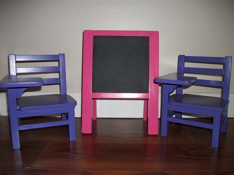 American Girl Easel and school desk set 18 inch by PeanutzPlace