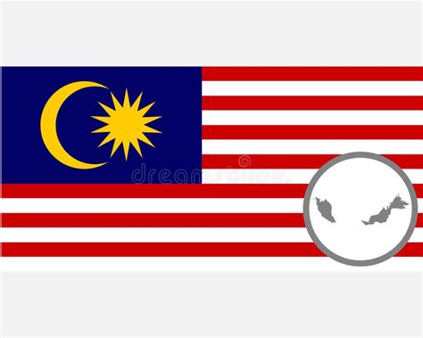 Flag and map of Malaysia stock vector. Illustration of marketing - 166013238