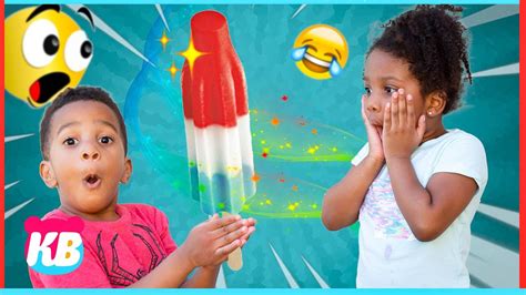 Popsicle Song and Dance with Kamdenboy & Kyraboo [PRETEND PLAY] - YouTube