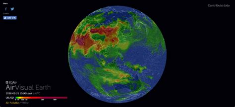 Maps Mania: The Real-Time Global Air Pollution Map