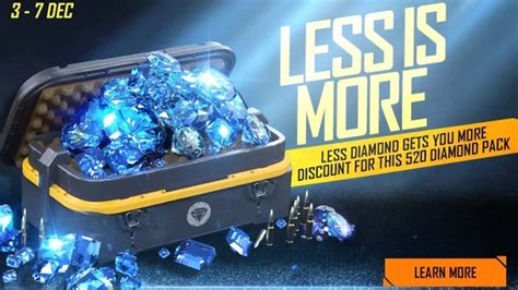 Garena Free Fire: Diamonds on mind? Earn more discounts from Free Fire events Less is more ...