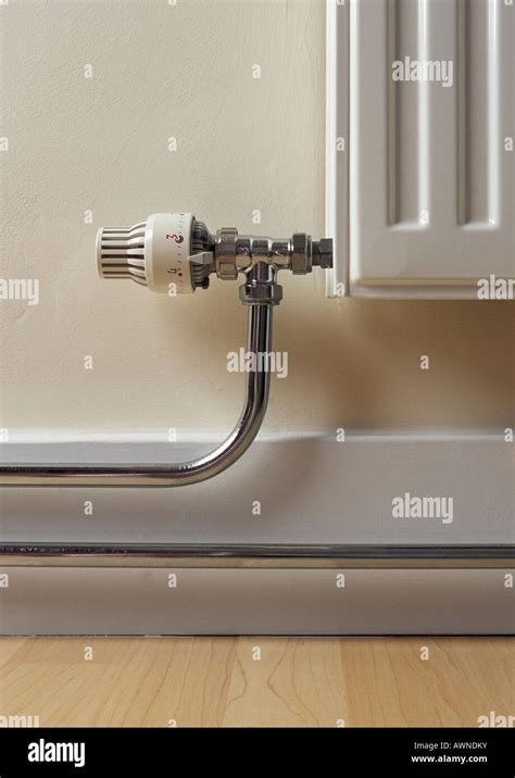 Thermostatic radiator valve Stock Photo - Alamy