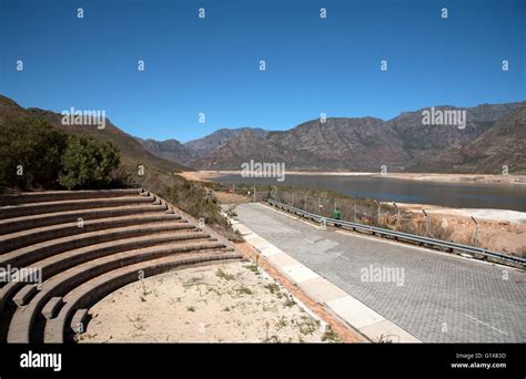 BERG RIVER DAM FRANSCHHOEK WESTERN CAPE SOUTH AFRICA - The dam wall and ...