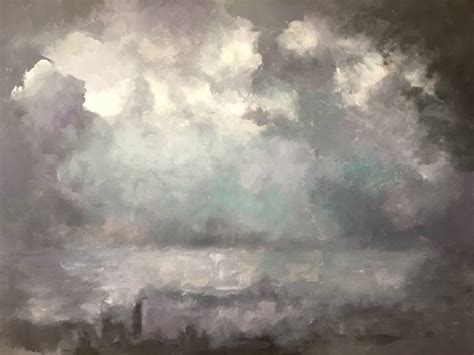 Night clouds Painting by meg aiken | Saatchi Art