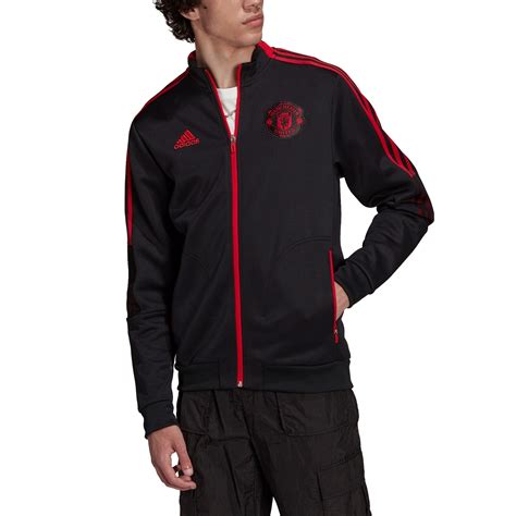 Black Adidas Manchester United FC Anthem Jacket JD Sports UK | atelier ...