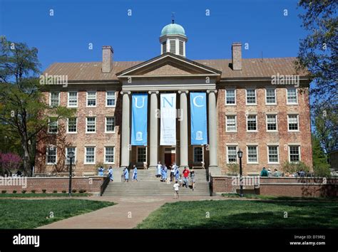 University of North Carolina, Chapel Hill, UNC. Students in Stock Photo ...