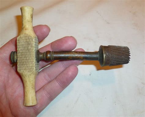 Antique Trepanning Tool Trephine - Civil War Era. 4 X 4 3/4". | Outils