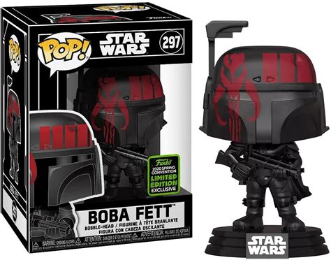 Funko Pop! Star Wars Boba Fett Bobble Head (2020 Spring Convention Limited Edition) #297 ...