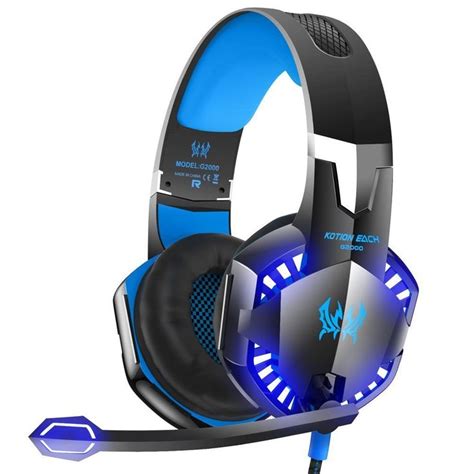 G2000 Stereo Gaming Headset for Xbox One PS4 PC Surround Sound Over-Ear ...