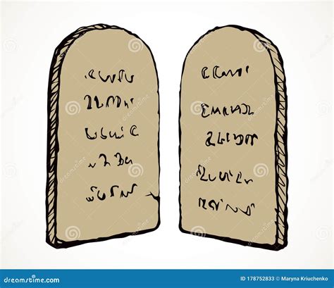 10 Commandments Tablets Clipart