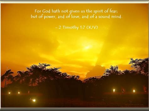 43: Daily Inspirational Bible Verse | 2 Timothy 1:7 (KJV) --… | Flickr