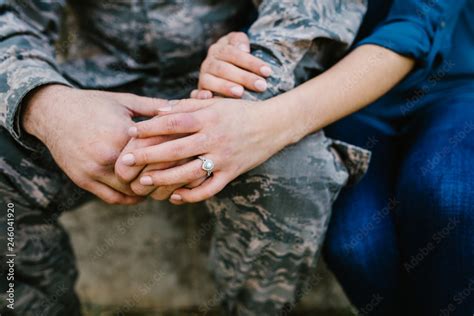 military engagement love Stock Photo | Adobe Stock