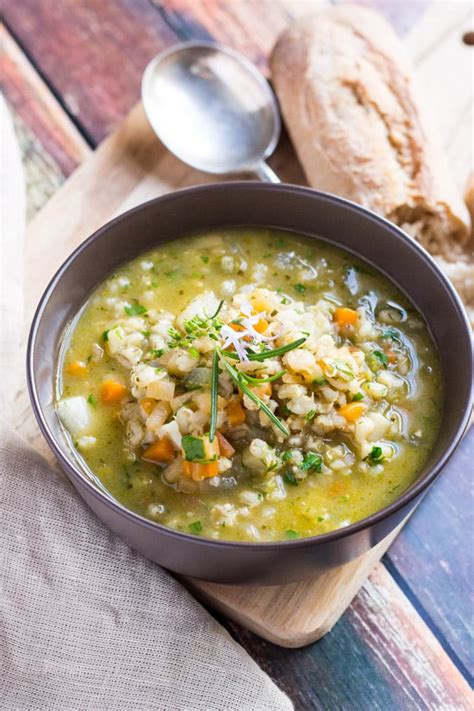 Hearty Winter Vegetable Soup Recipe With Pearl Barley